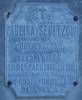 Grave of Paulina (Szultz) Dopieralska, d. 11 X 1896. Founded by her sisters